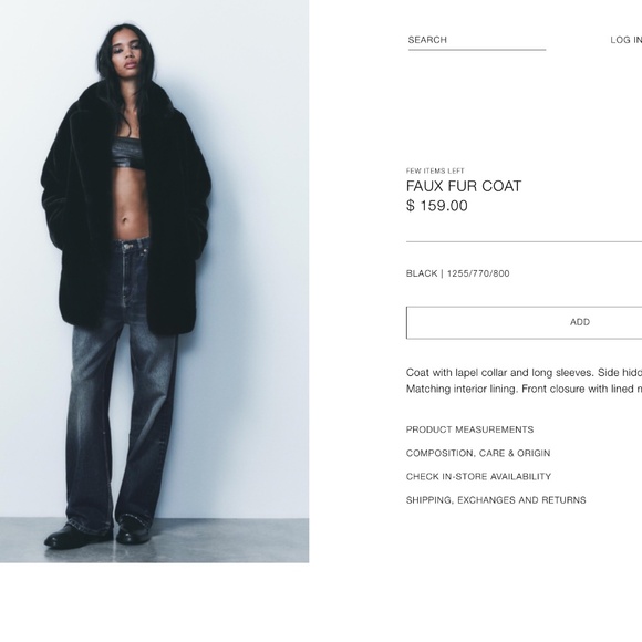 Trendy Faux Fur Coat - $80 - Picture 1 of 3